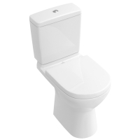 Set vas WC stativ Villeroy & Boch O.Novo  direct flush  cu rezervor si capac soft close  alb