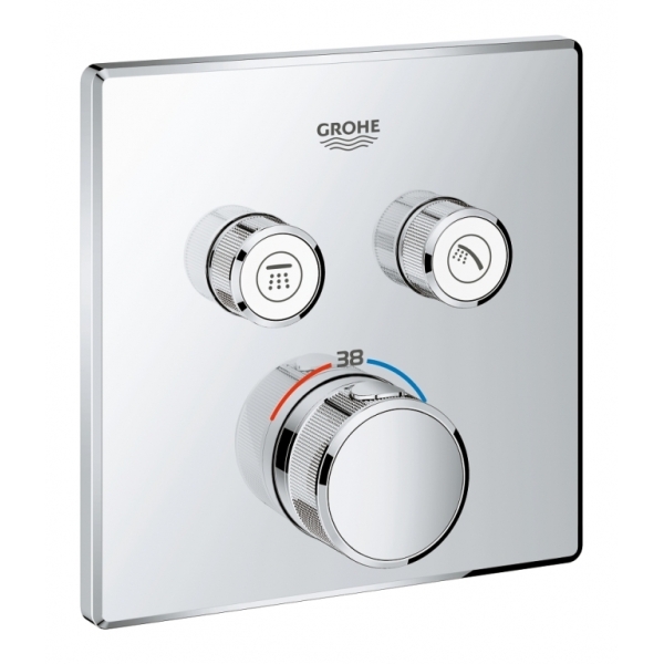 Baterie Grohe Grohtherm SmartControl 2 iesiri montaj incastrat