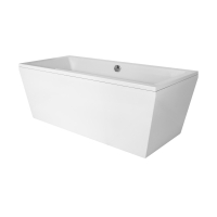 Cada freestanding Besco Vera 170x75cm alba