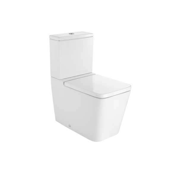 Set WC monobloc BTW Roca Inspira Square Rimless