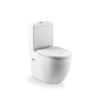 Set WC monobloc BTW Roca Meridian Rimless