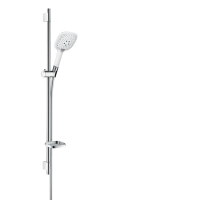 Set dus HansGrohe Raindance Select E150 crom-alb