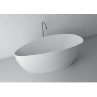 Cada freestanding Cast Marble Praga XL 170X77 alba