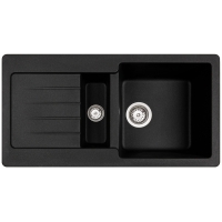 Chiuveta compozit Teka Kea 60B 11/2B 1D Schwarzmetallic