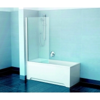 Paravan de cada Ravak PVS1 80cm alb/transparent