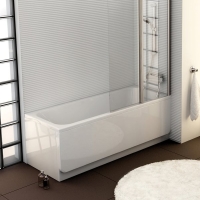 Cada baie dreptunghiulara Ravak Chrome 160x70cm acril