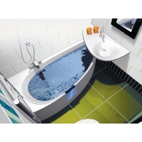 Cada baie asimetrica Ravak Avocado L/R 150x75cm acril