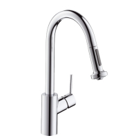Baterie bucatarie HansGrohe Talis S2 dus extractibil
