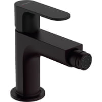 Baterie bideu Hansgrohe Rebris S ventil pop-up negru mat