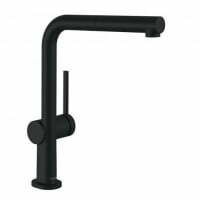 Baterie bucatarie cu pipa extractibila HansGroheTalis  M54 negru mat