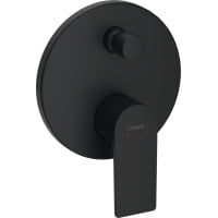 Baterie cada dus Hansgrohe Rebris E montaj incastrat negru mat