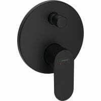 Baterie cada dus Hansgrohe Rebris S montaj incastrat negru mat