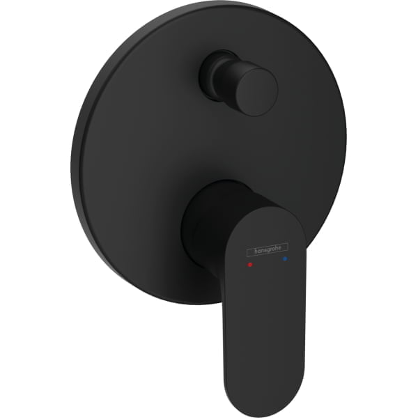 Baterie cada dus Hansgrohe Rebris S montaj incastrat negru mat