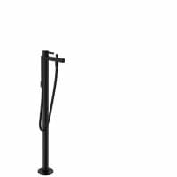 Baterie cada montaj pe pardoseala Hansgrohe Finoris  negru mat