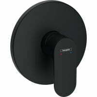 Baterie dus Hansgrohe Rebris S montaj incastrat negru mat