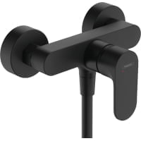 Baterie dus Hansgrohe Rebris S negru mat