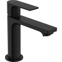 Baterie lavoar Hansgrohe Rebris E 110  CoolStart ventil pop-up negru mat