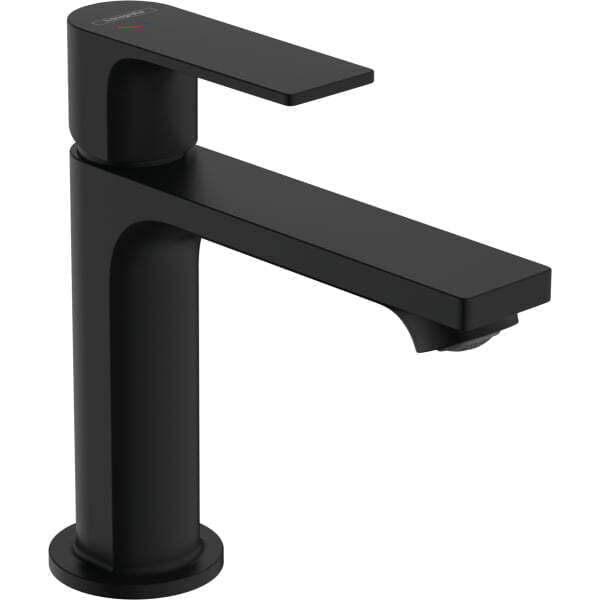 Baterie lavoar Hansgrohe Rebris E 110  CoolStart ventil pop-up negru mat