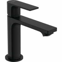 Baterie lavoar Hansgrohe Rebris E 110 ventil pop-up negru mat