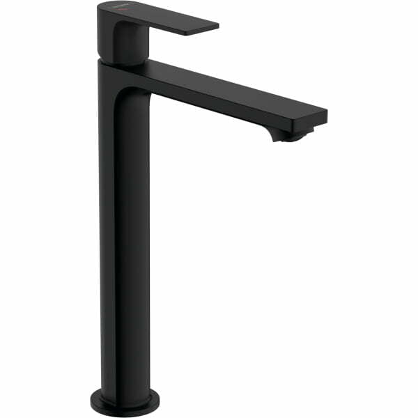 Baterie lavoar Hansgrohe Rebris E 240 CoolStart ventil pop-up negru mat