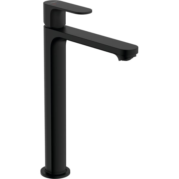 Baterie lavoar Hansgrohe Rebris S 240 CoolStart ventil pop-up negru mat