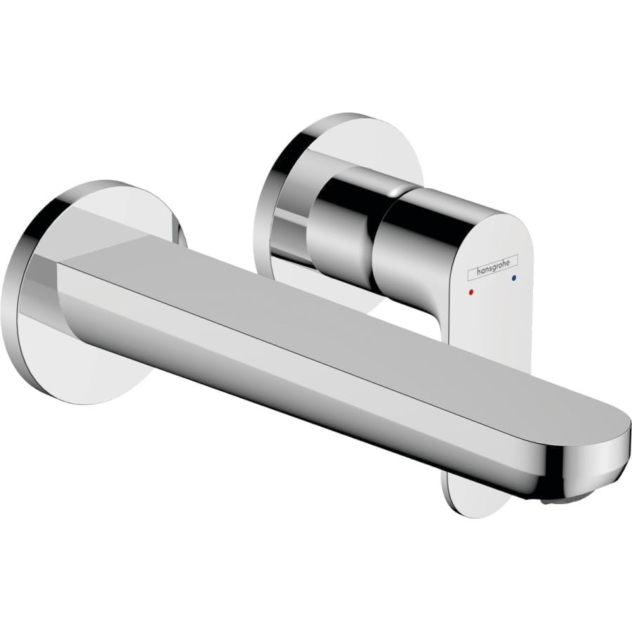 Baterie lavoar perete Hansgrohe Rebris S pipa 200mm crom lucios