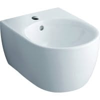 Bideu suspendat Geberit iCon Round 54cm  alb