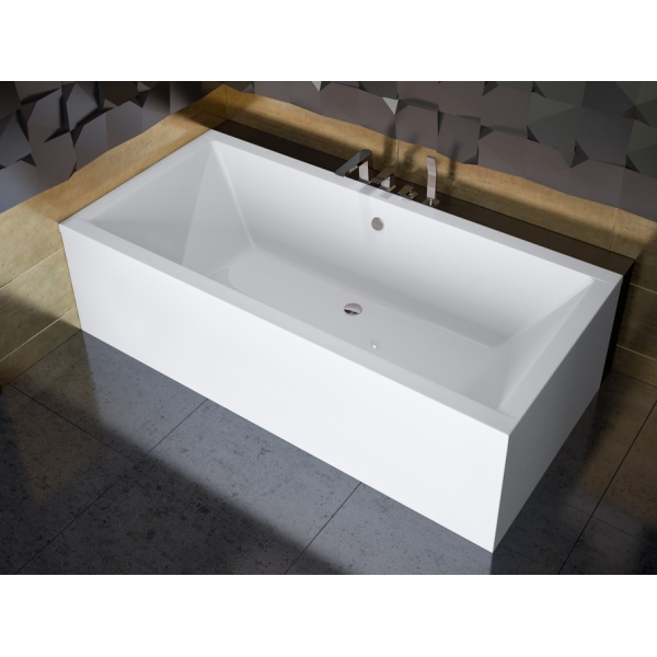 Cada  baie dreptunghiulara Besco Quadro 155x70cm