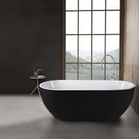 Cada freestanding Florida Aura Black 170 negru lucios