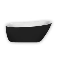 Cada freestanding Florida Natalia Black 152 negru lucios