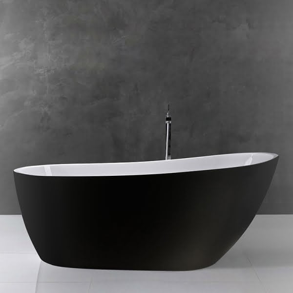 Cada freestanding Florida Natalia Black 170 negru lucios