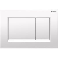 Clapeta Geberit Sigma 30 alb/alb mat/alb