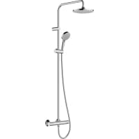Coloana de dus Hansgrohe Vernis Blend 200 cu baterie termostatata crom lucios
