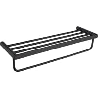 Etajera  portprosop Deante Round negru mat