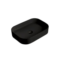 Lavoar dreptunghiular Fluminia Capri 55cm negru mat