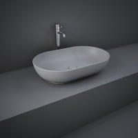 Lavoar oval Rak Feeling 55x35cm gri mat
