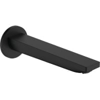 Pipa cada Hansgrohe Rebris E negru mat
