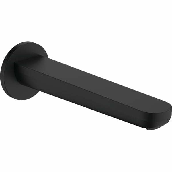 Pipa cada Hansgrohe Rebris S negru mat