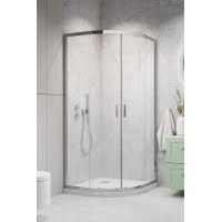 Set cabina dus semirotunda complet echipata Radaway Alienta A 90x90cm