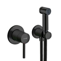 Set de dus igienic Kludi Bozz negru mat
