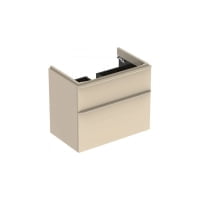 Set mobilier cu 2 sertare Geberit Smyle Square 90cm gri nisip