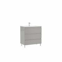 Set mobilier stativ cu 3 sertare Gala Daily cu lavoar 80cm