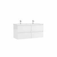 Set mobilier suspendat cu 4 sertare Gala Daily cu lavoar 120cm