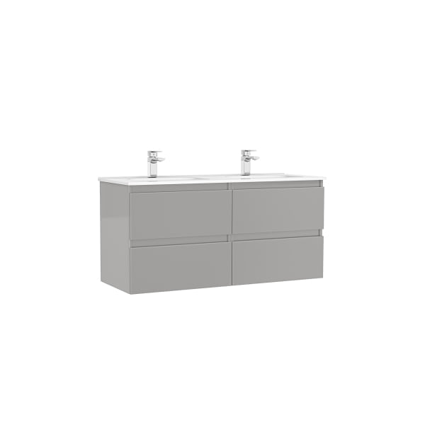 Set mobilier suspendat cu 4 sertare Gala Daily cu lavoar 120cm
