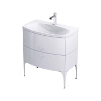 Set mobilier suspendat Oristo Louis 82cm cu 2 sertare