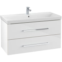 Set mobilier suspendat Villeroy & Boch Avento 98cm alb lucios