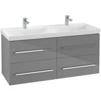 Set mobilier suspendat Villeroy & Boch Avento120cm gri lucios