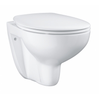 Set vas WC suspendat Grohe Bau Ceramic Rimless cu capac soft close alb