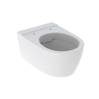 Vas WC suspendat Geberit iCon Round Rimfree 53cm alb