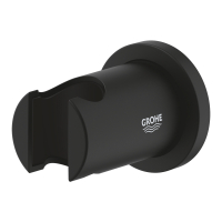 Suport dus Grohe Rainshower  Phantom Black  negru mat